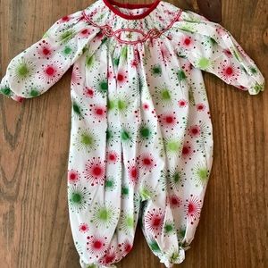 Petit Pomme Smocked Holiday Outfit